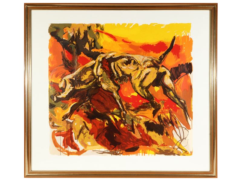 Renato Guttuso - Cane nella Campagna Romana