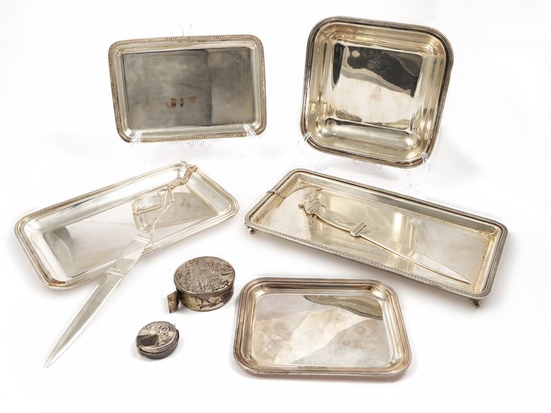 Accessori da Scrivania in Argento