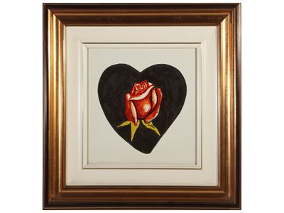 Rosa Rossa e Natura Morta con Peperoncino