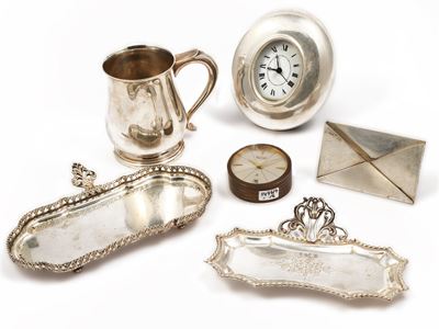 Accessori da Scrivania in Argento