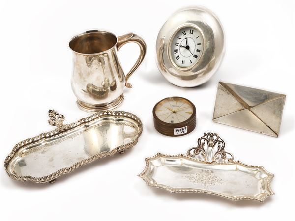 Accessori da scrivania in argento