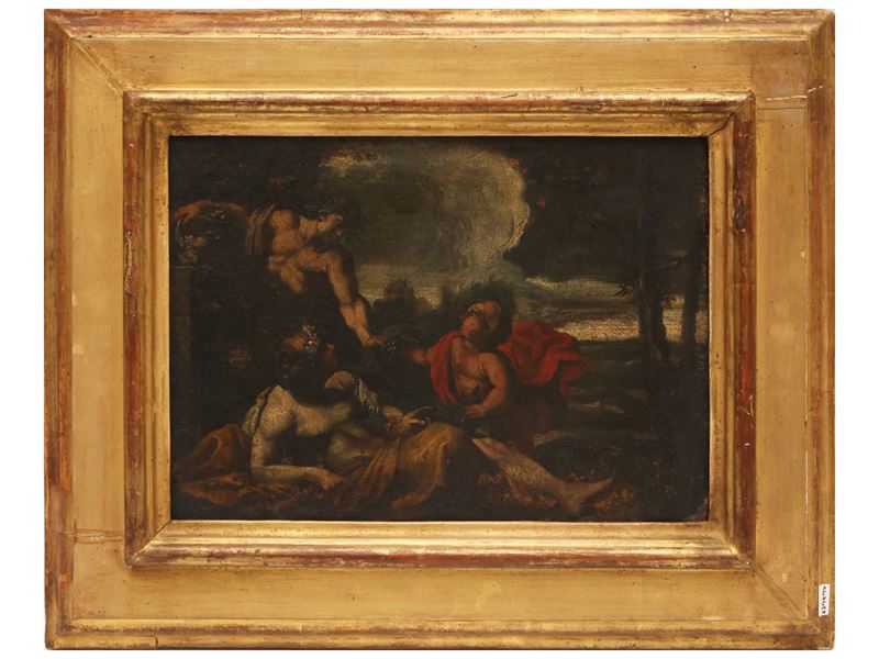 Cerchia di Luca Giordano - Venere nel Giardino D'amore