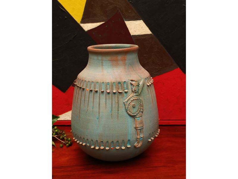 Vaso in Terracotta, Giuseppe Silecchia 1955