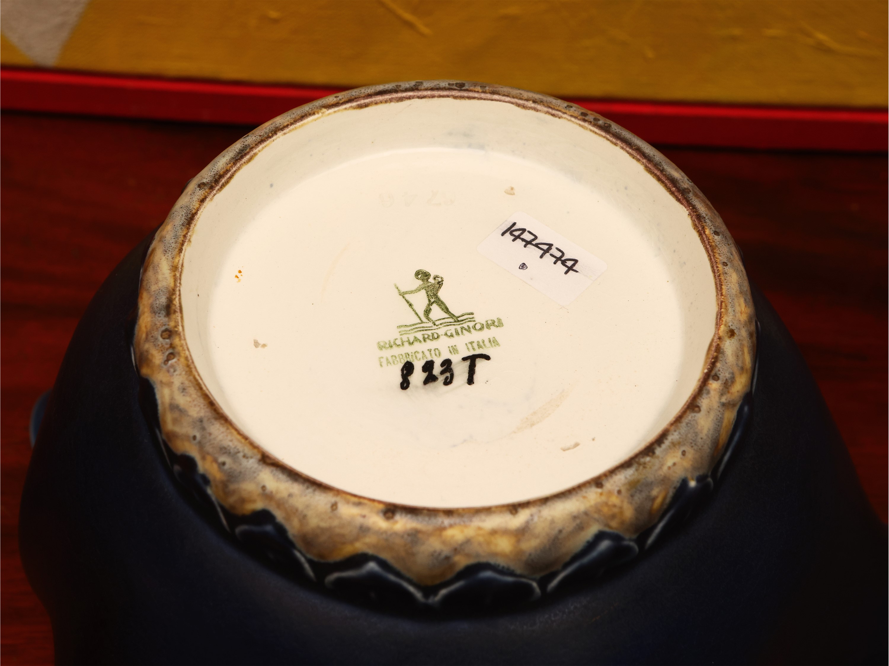 Vaso in Terrcaotta Smaltata, Richard Ginori San Cristoforo