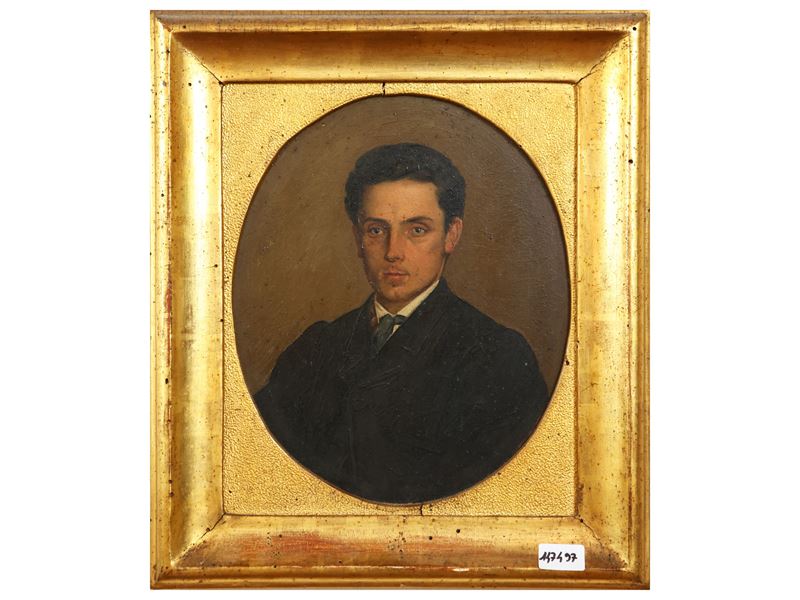 Scuola Italiana Dell'inizio del XX Secolo - Ritratto Maschile