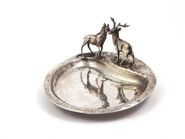 Vaschetta da scrivania in argento