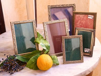 Sei Cornici Portaritratti in Argento