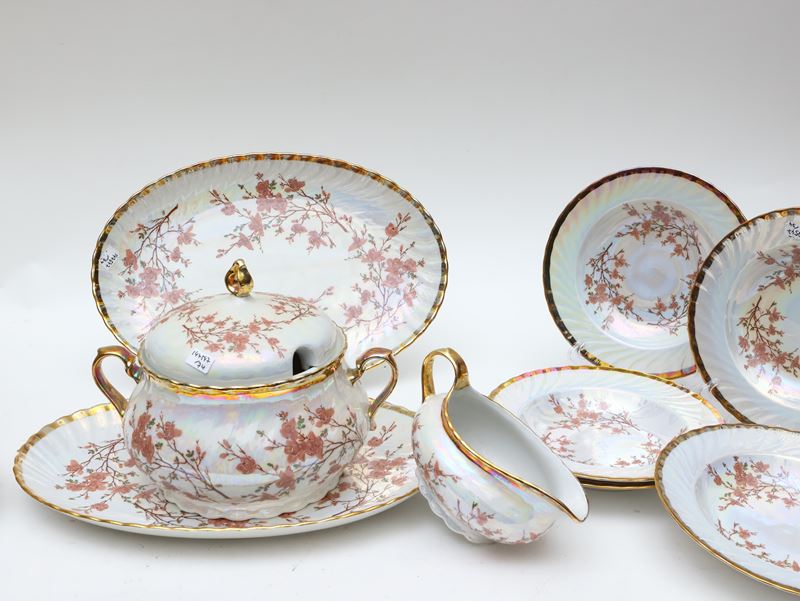 Servizio di piatti Regina in porcellana a lustro, Selmann Weiden