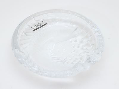 Posacenere Poisson in Cristallo Lalique