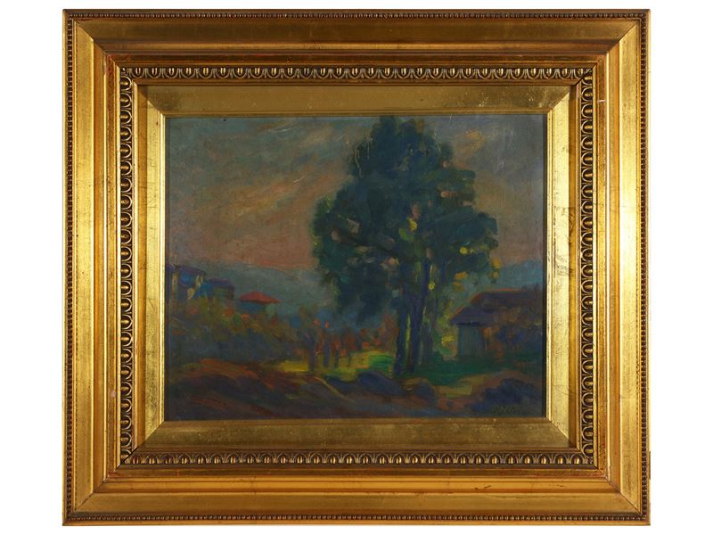 Fernand Riblet - Paesaggio Campestre