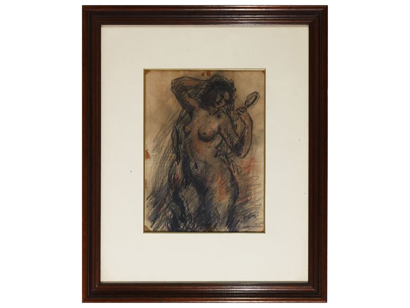 Giuseppe Graziosi - Nudo allo Specchio