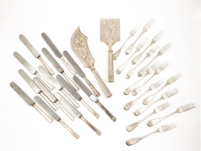 Set di Posate da Dolce in Argento