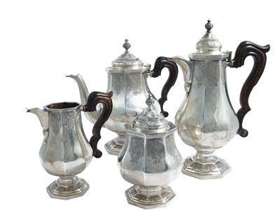 Servizio da Tè e Caffè in Argento