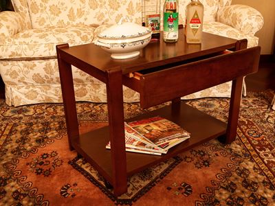 Carrello di Servizio in Noce