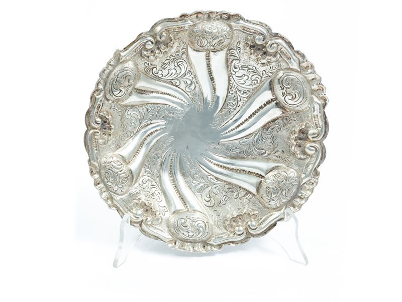 Porta Bon Bon in Argento Cesellato