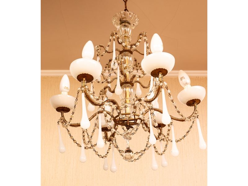 Piccolo Lampadario a Paniere