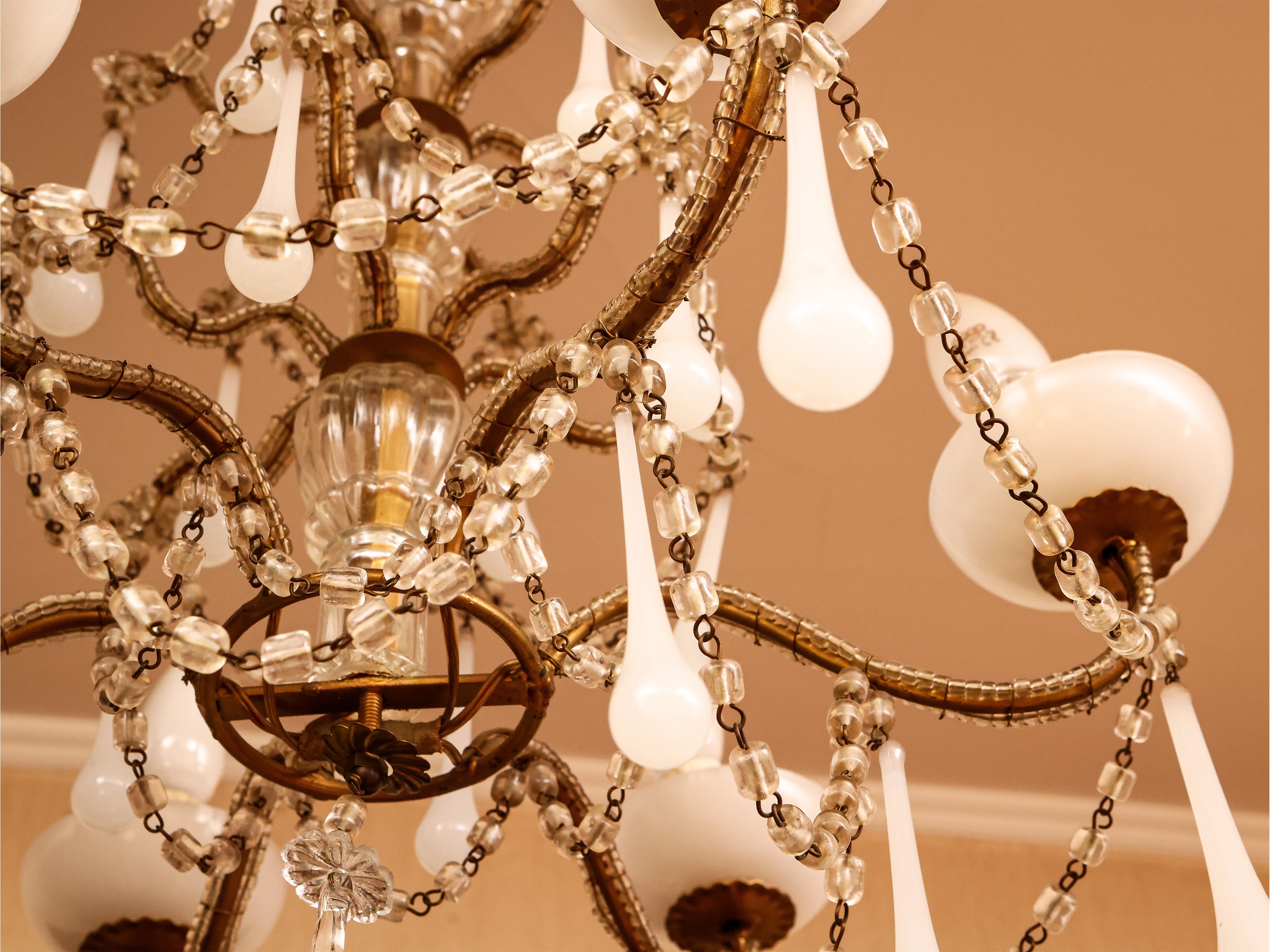 Piccolo Lampadario a Paniere
