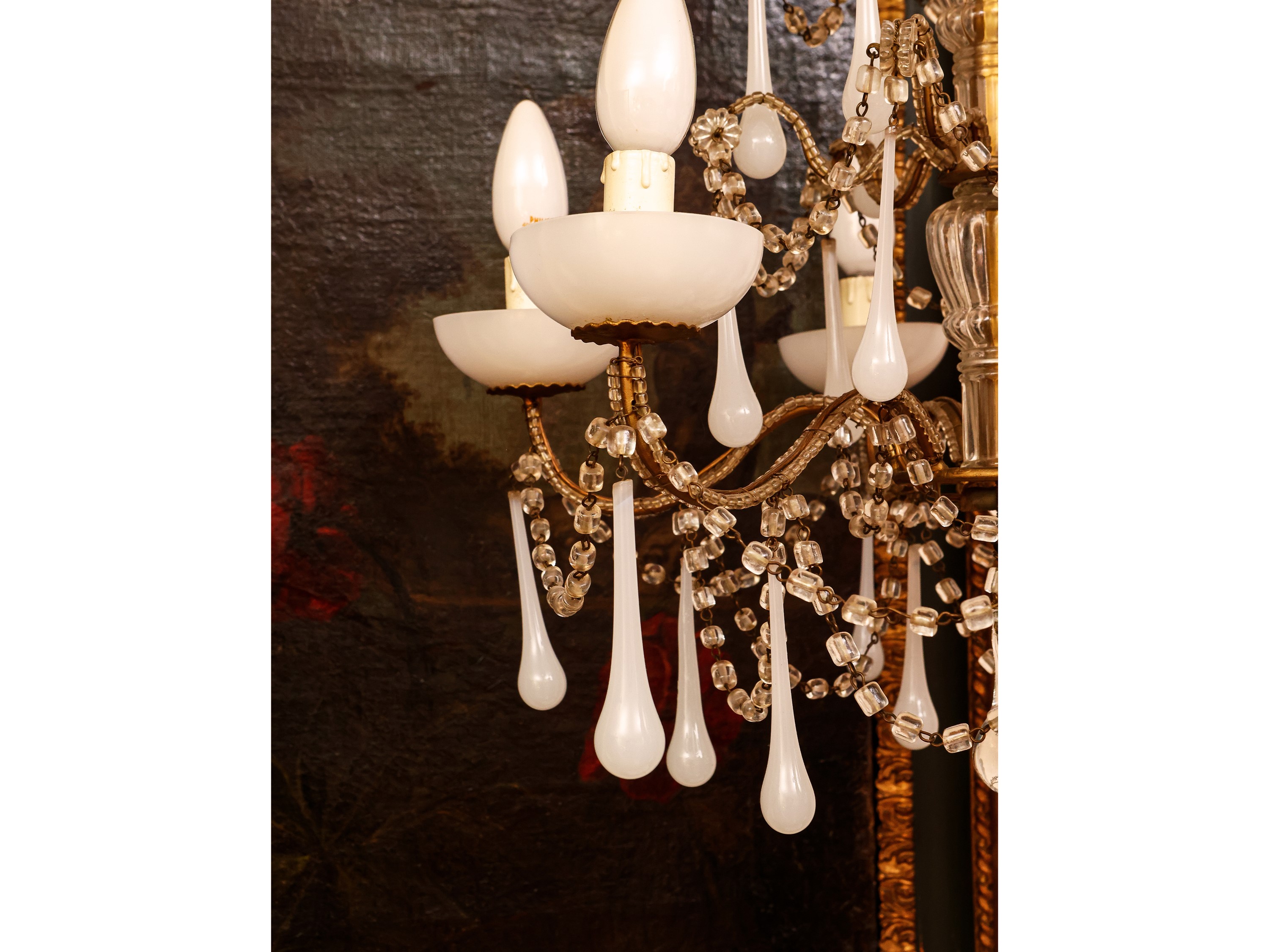 Piccolo Lampadario a Paniere