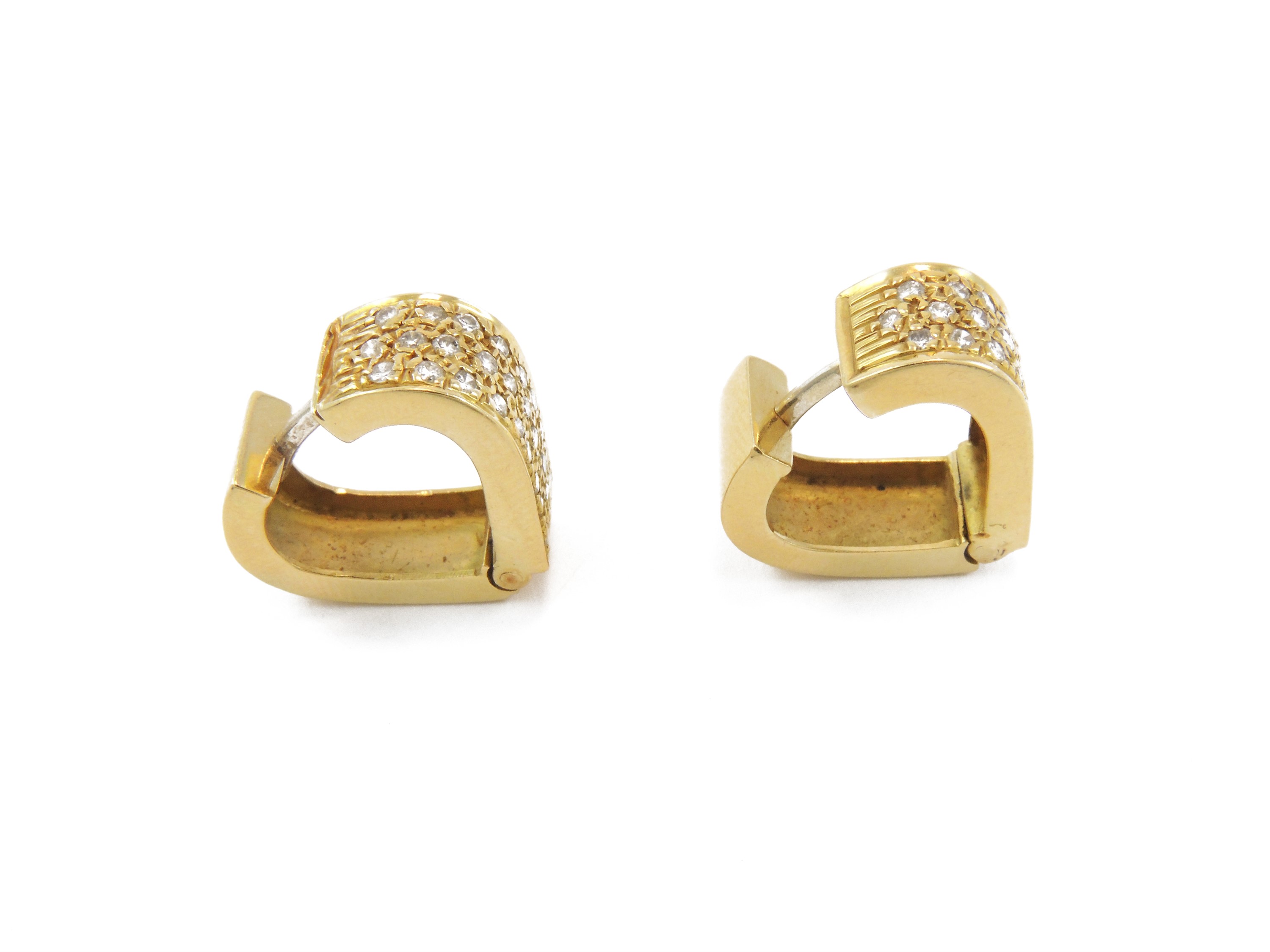Orecchini in Oro Giallo con Diamanti