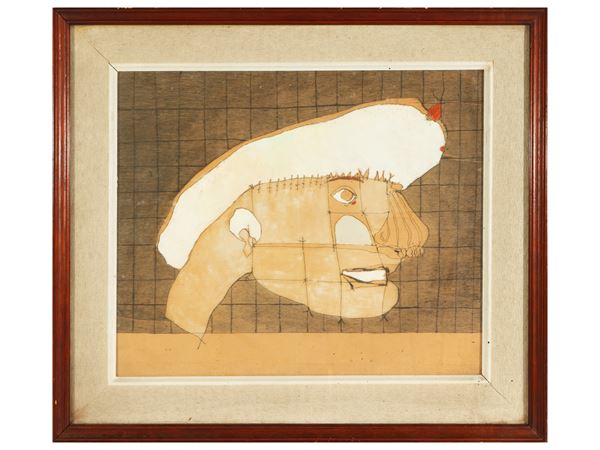 Anselmo Legnani : L'amico Premazzi 1961  - Asta Arte Moderna e Contemporanea - Maison Bibelot - Casa d'Aste Firenze - Milano