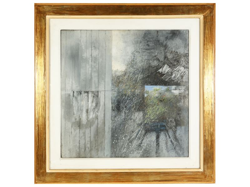 Giuseppe Banchieri - Quadro nel Cortile 1966