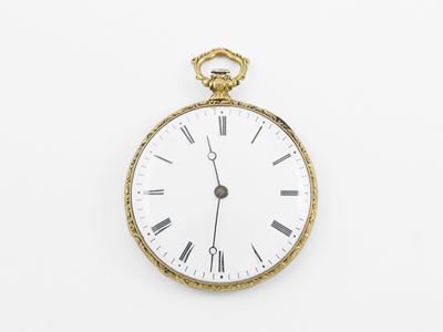 Orologio da Tasca Eugène Bornand in Oro Giallo