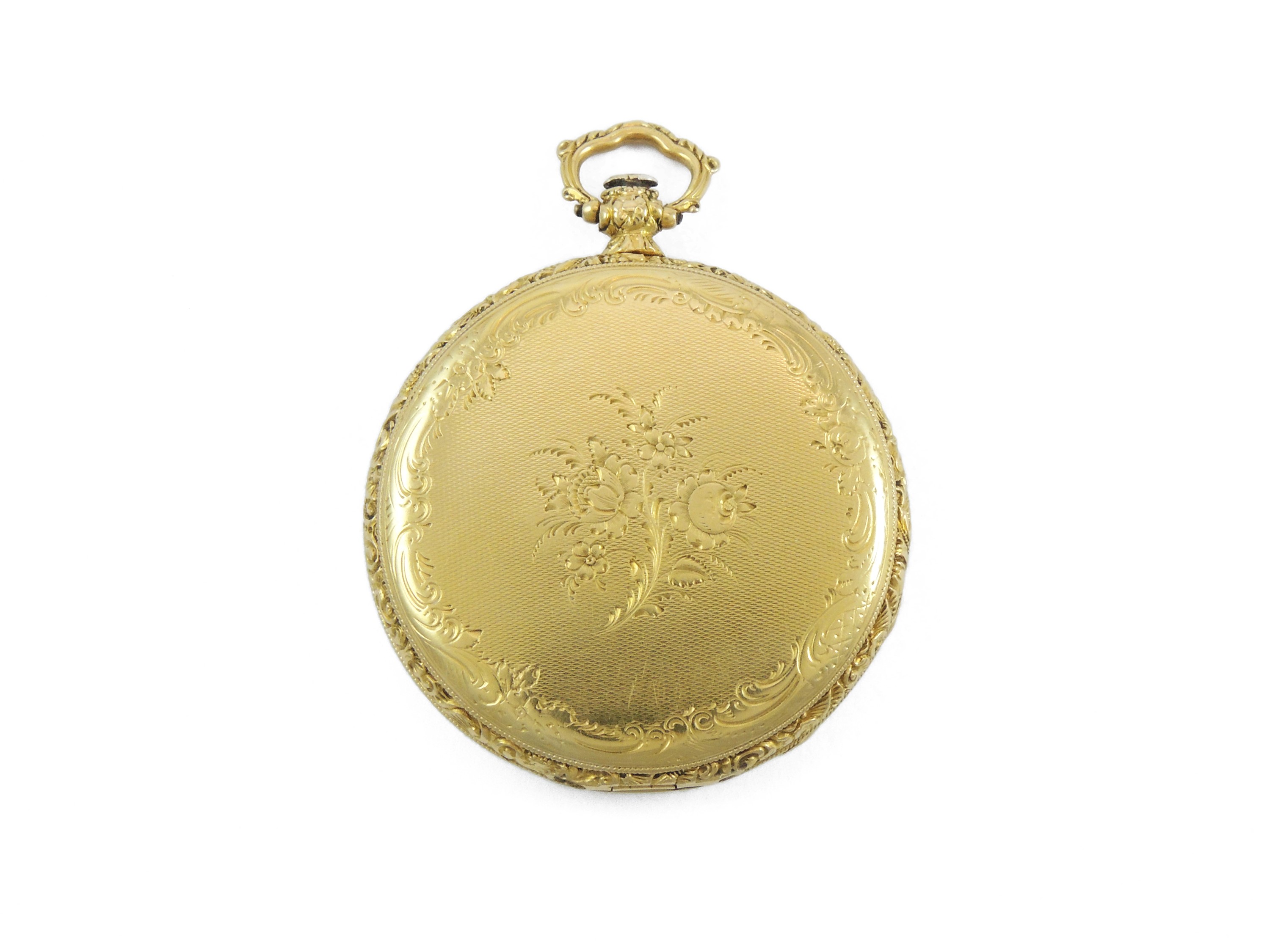 Orologio da Tasca Eugène Bornand in Oro Giallo