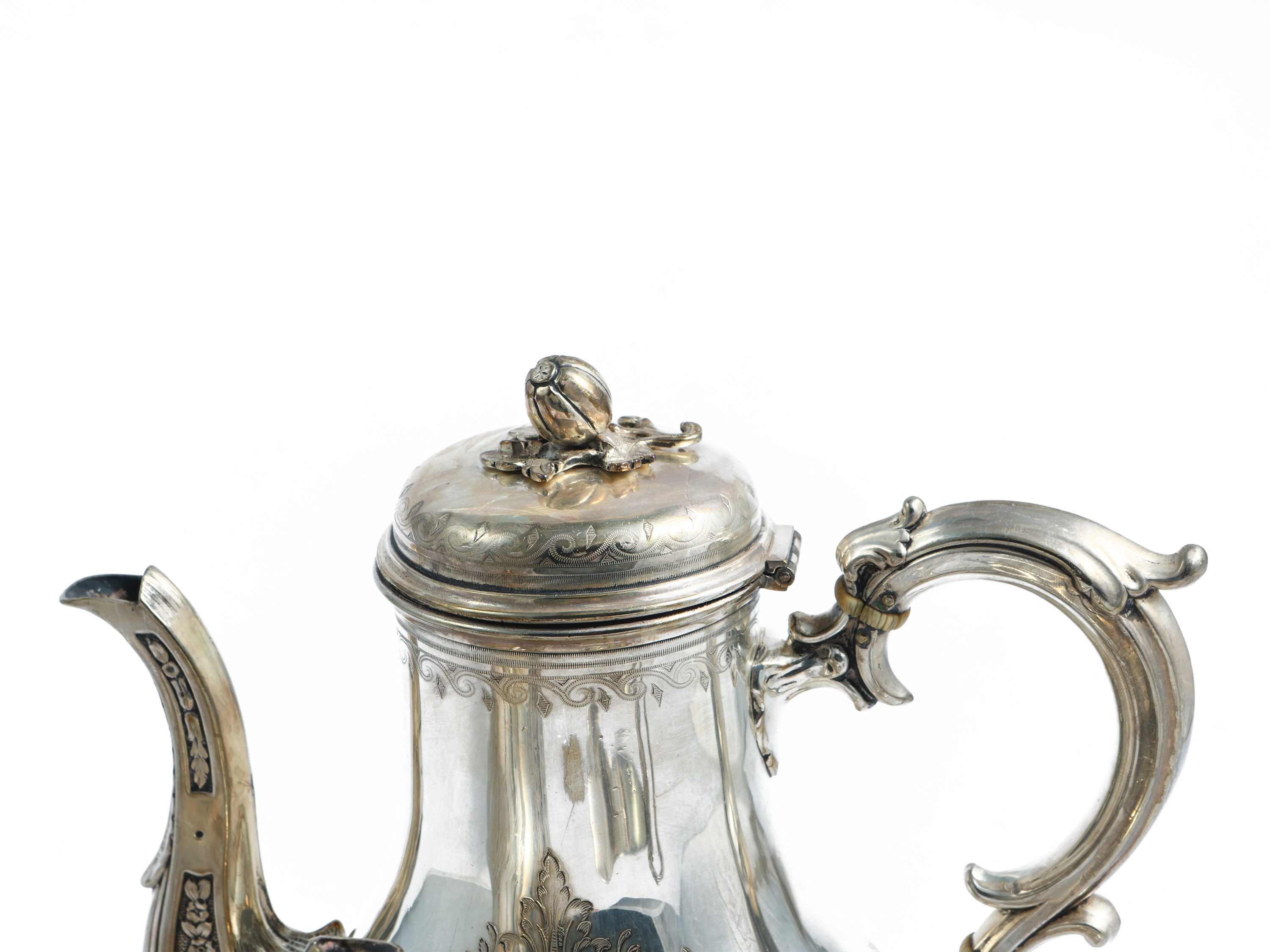 Servizio da Tè e Caffè in Metallo Argentato, Elkington & Co.