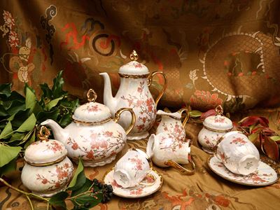 Servizio da Tè e e Caffè Regina in Porcellana a Lustro, Selfmann Weiden