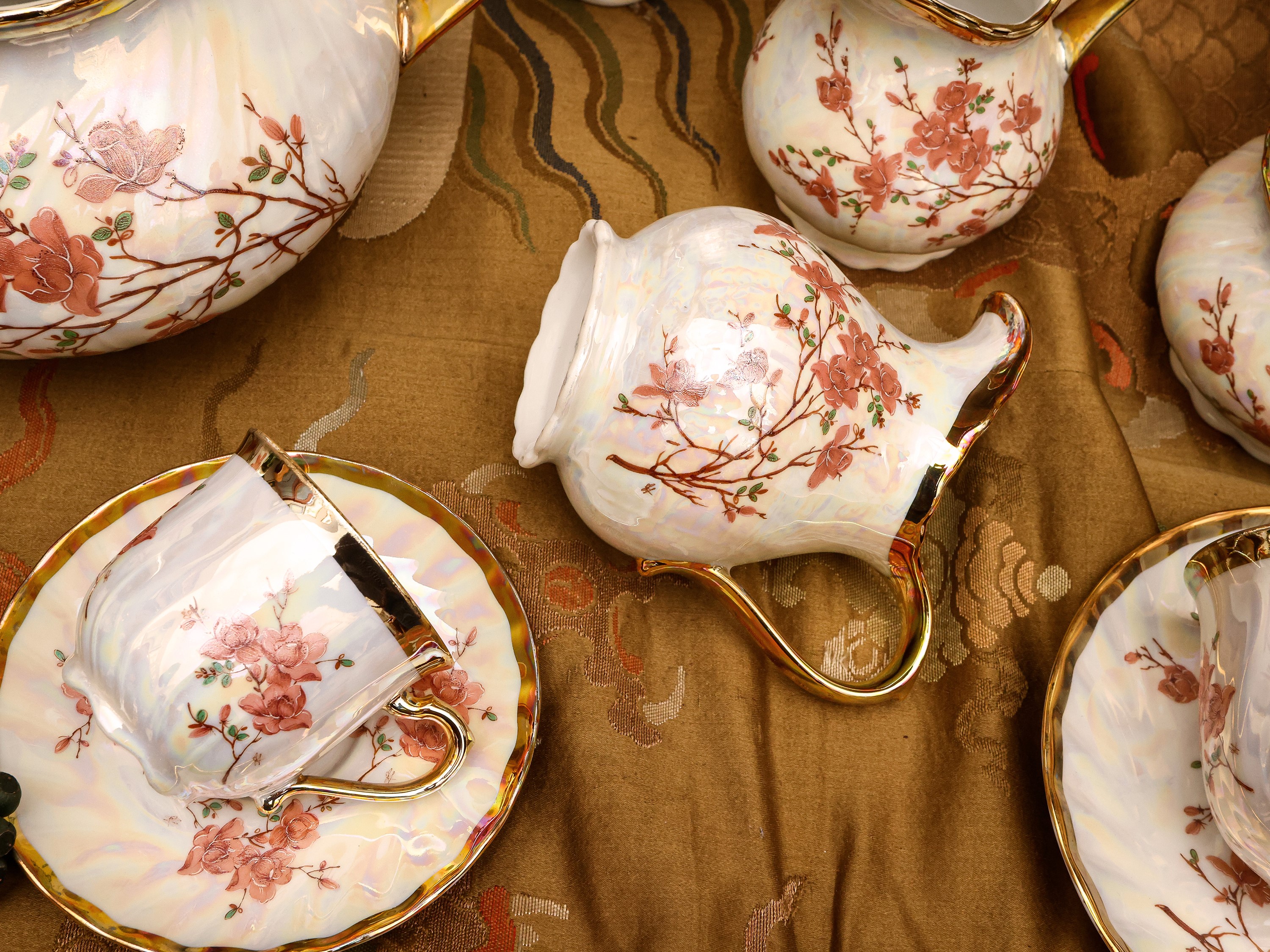 Servizio da Tè e e Caffè Regina in Porcellana a Lustro, Selfmann Weiden