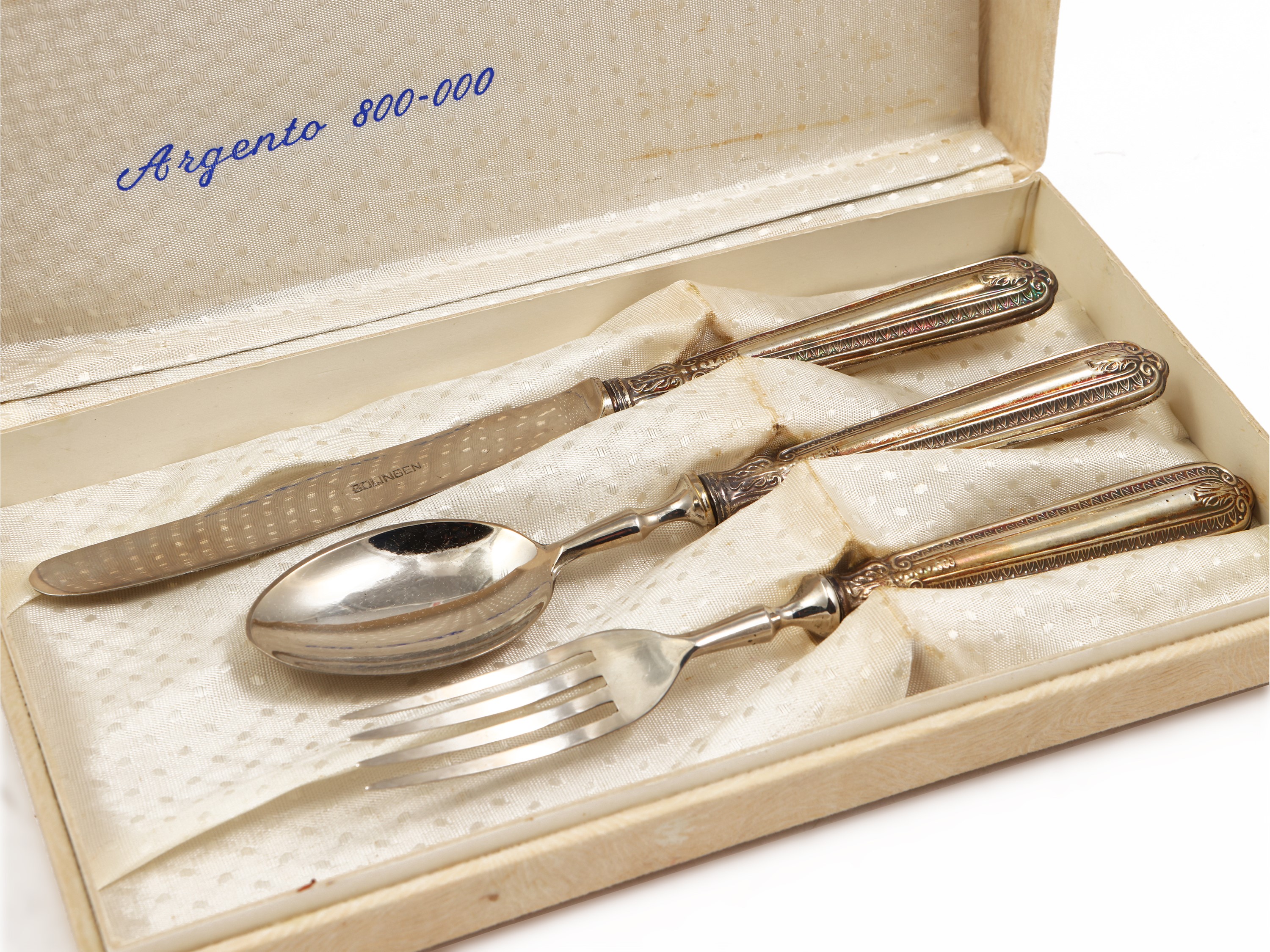 Lotto di Accessori per Bambino in Argento