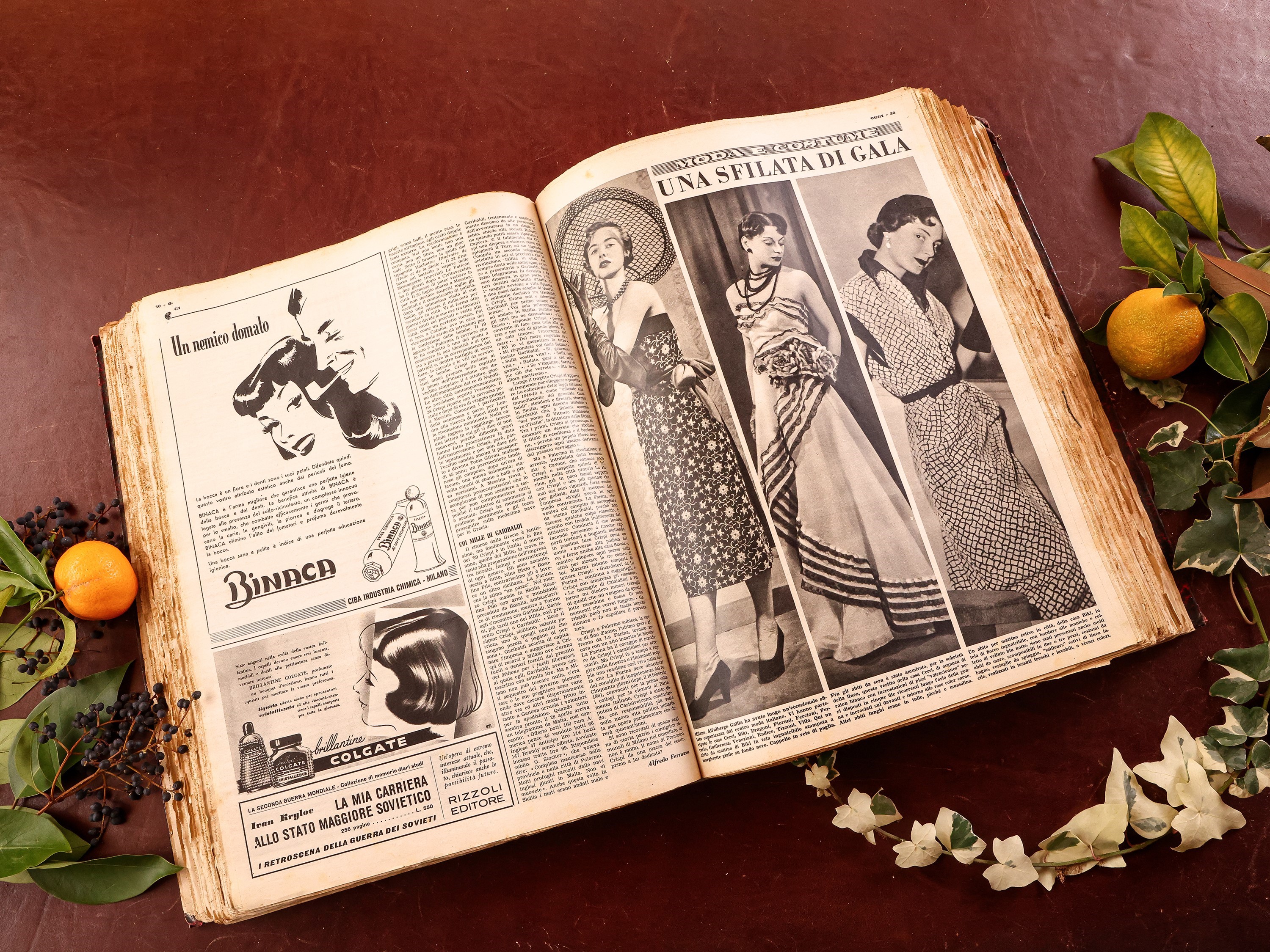 Grande Raccolta del Settimanale "oggi" Dell'anno 1950