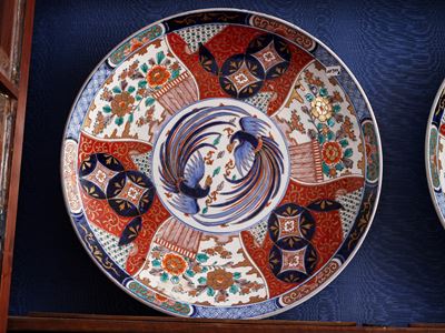 Piatto da Parata in Porcellana Imari