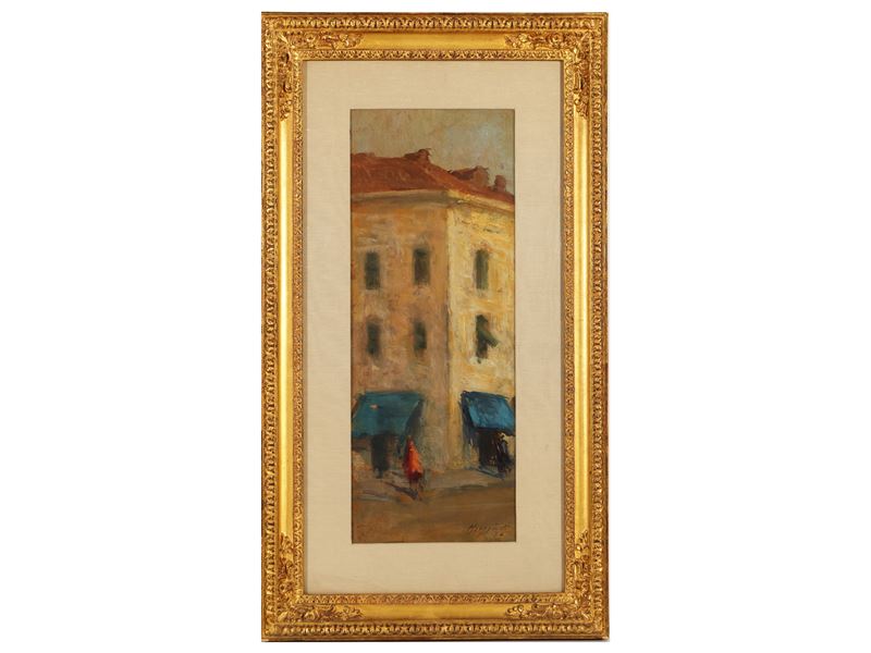 Mario Borgiotti - Scorcio di Palazzo 1970