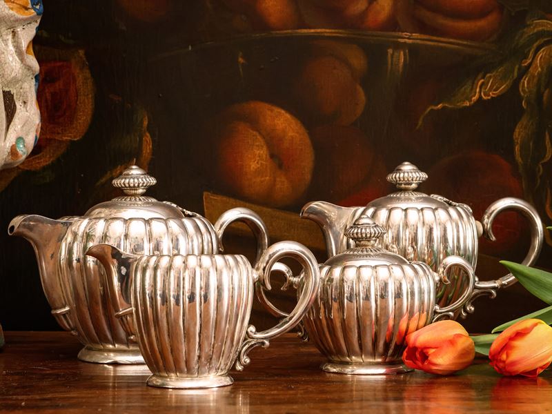 Servizio da Tè e Caffè in Argento