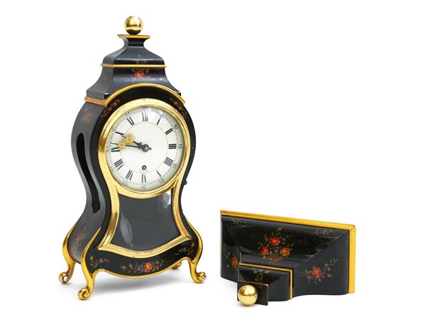 Mantel clock in ebonized wood, Zenith  (early 20th century)  - Auction The art of furnishing - Maison Bibelot - Casa d'Aste Firenze - Milano