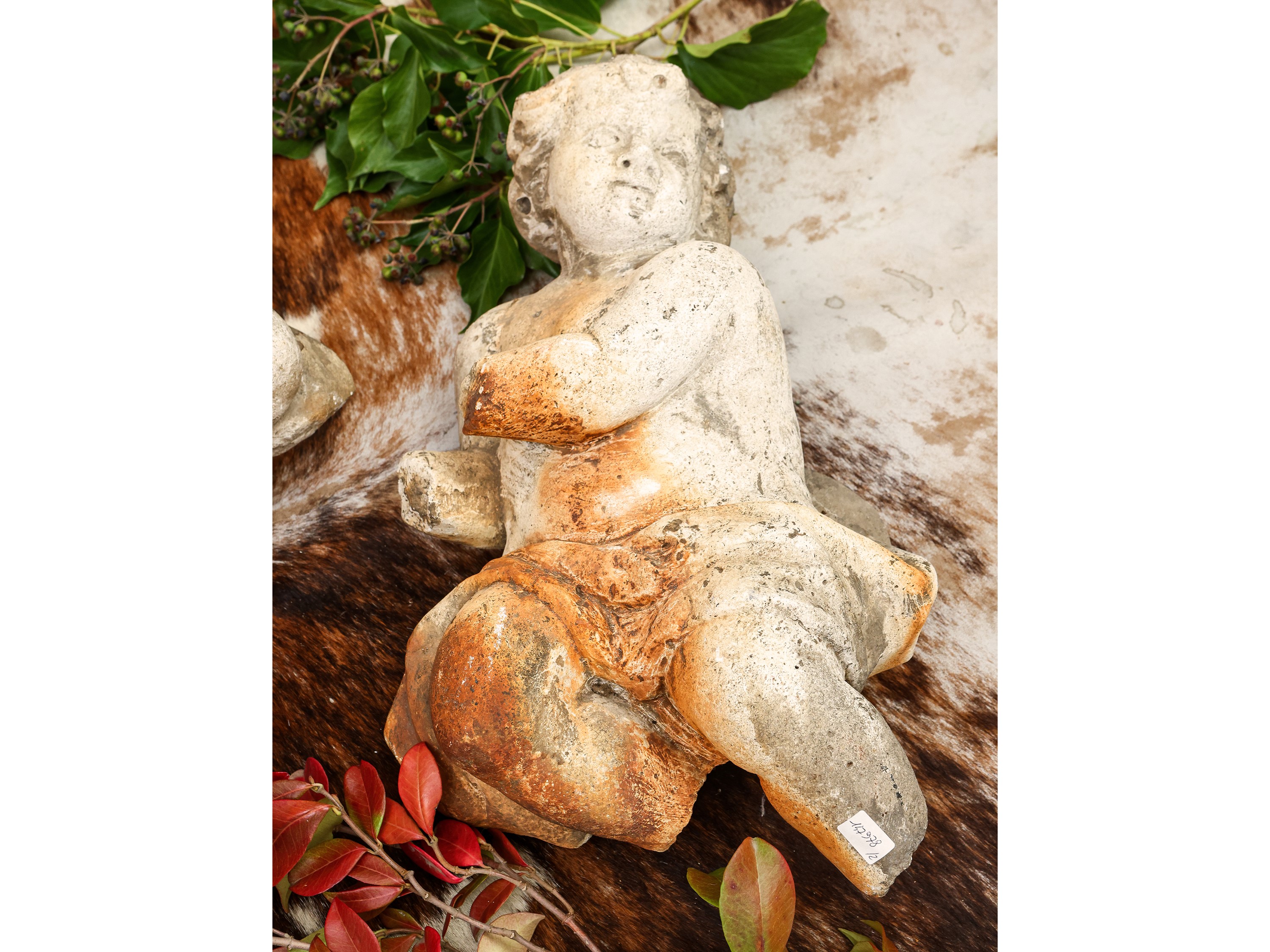 Coppia di Putti in Pietra