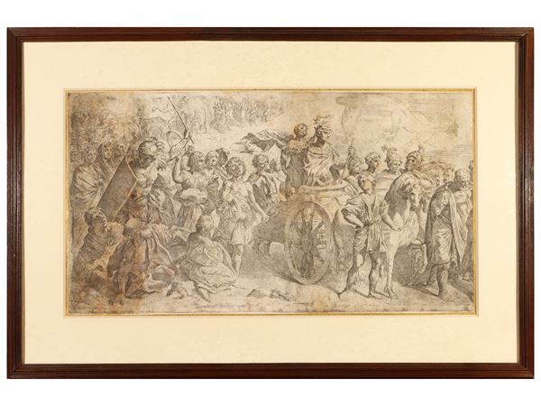 Giovanni Lanfranco : Triumph of a Roman Emperor  - Auction The art of furnishing - Maison Bibelot - Casa d'Aste Firenze - Milano