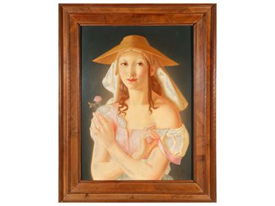Ritratto di Fanciulla con Rosa