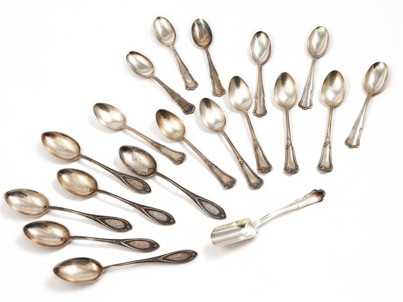 Due Set di Cucchiaini in Argento