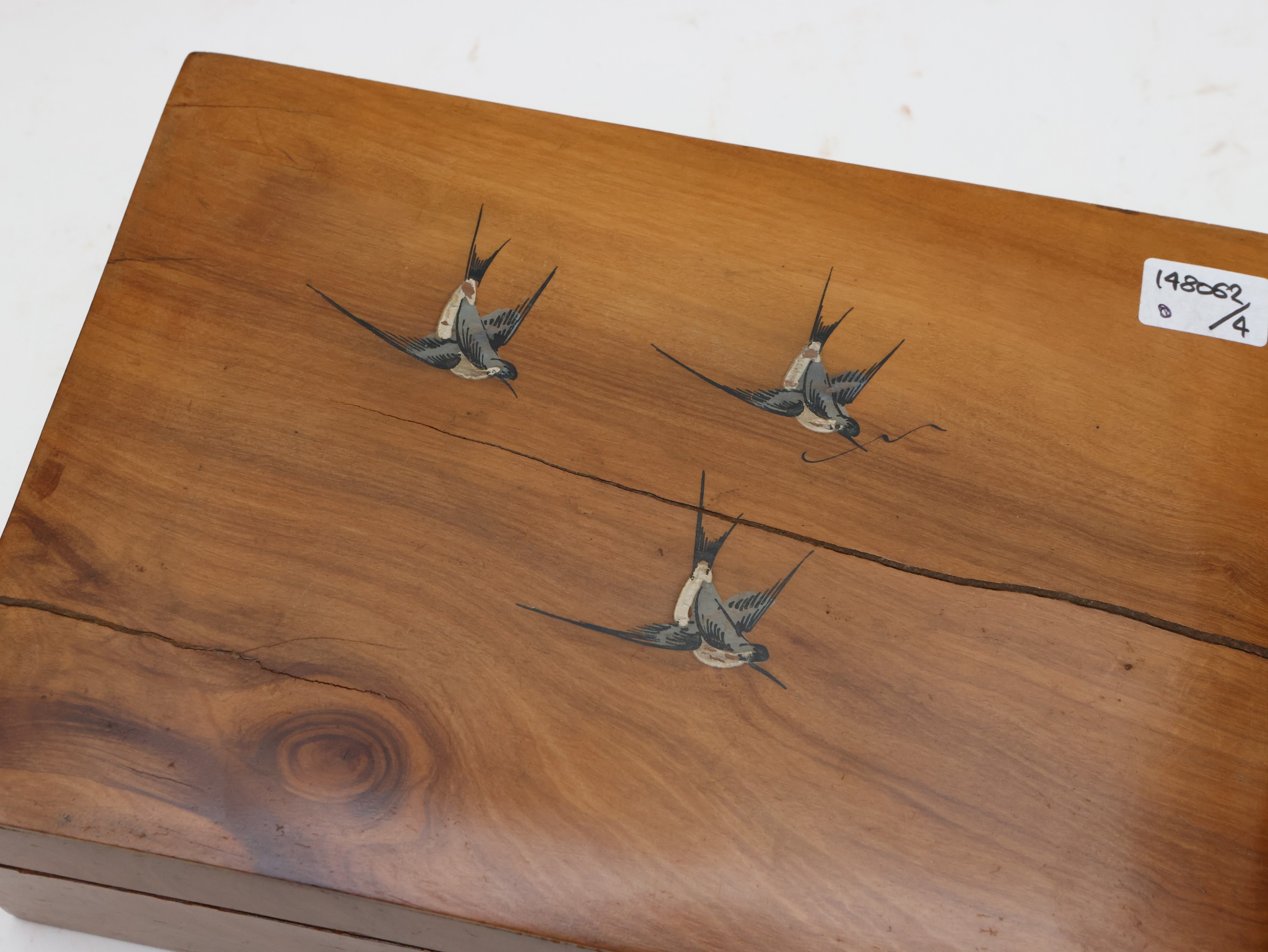 Quattro Scatole in Legno Intarsiato