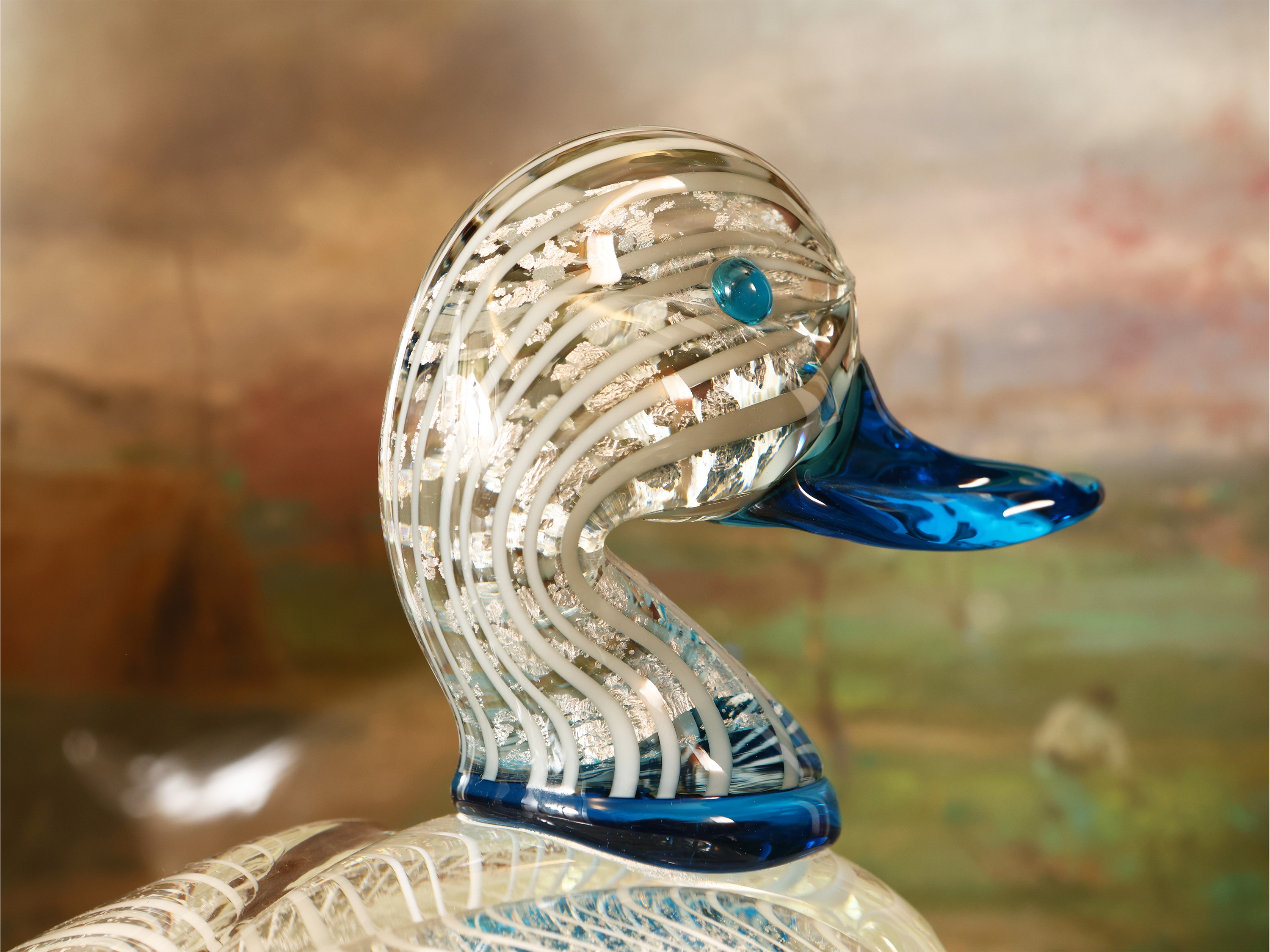 Anatra in Vetro Soffiato di Murano