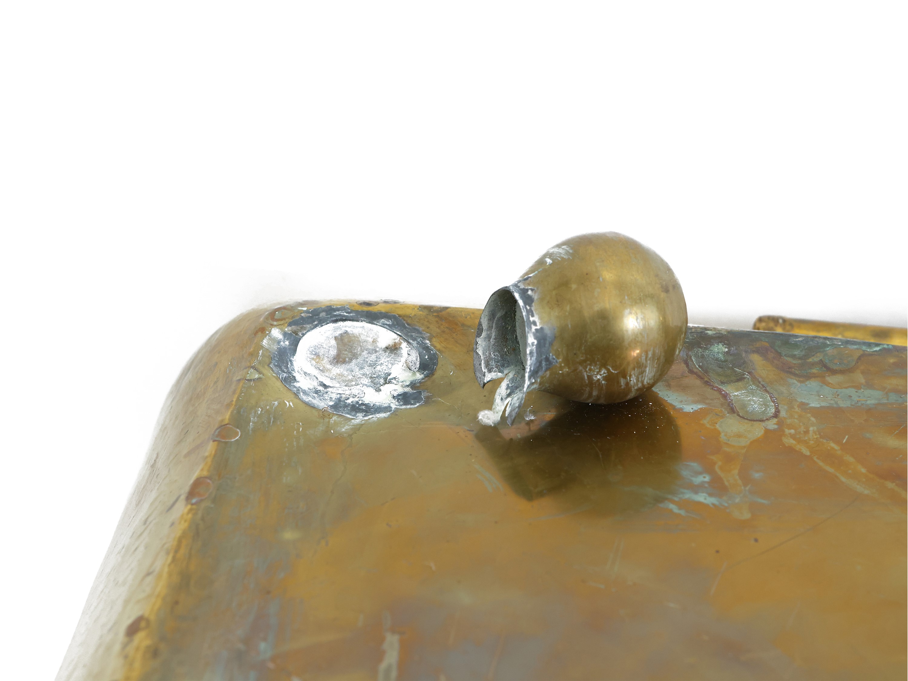 Due Complementi di Arredo in Ottone