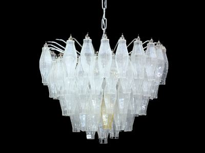 Lampadario Poliedri, Carlo Scarpa per Venini, Anni Settanta