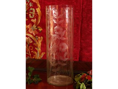 Grande Vaso a Cilindro in Cristallo