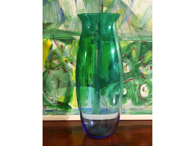 Vaso in Vetro Soffiato di Murano, Barbini
