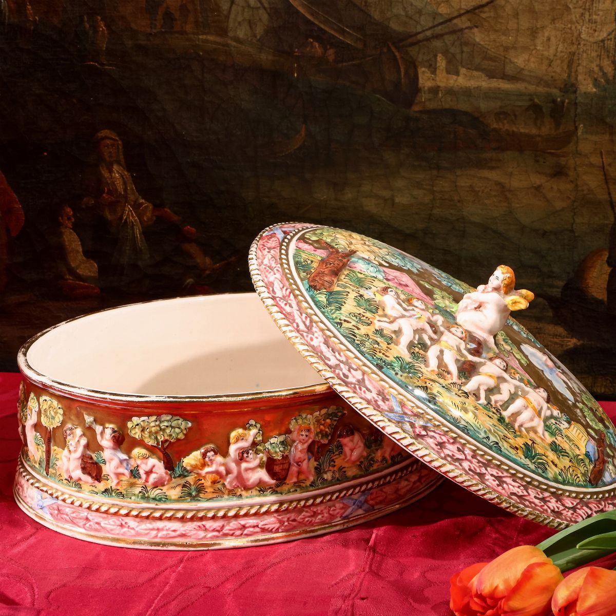 Grande Scatola in Ceramica