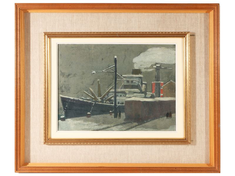 Marcello Boccacci - La Nevica Porto Doi Mestre 1940