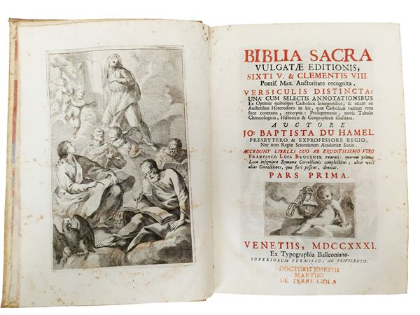 Jean-Baptiste Du Hamel - Biblia Sacra vulgatae editionis...