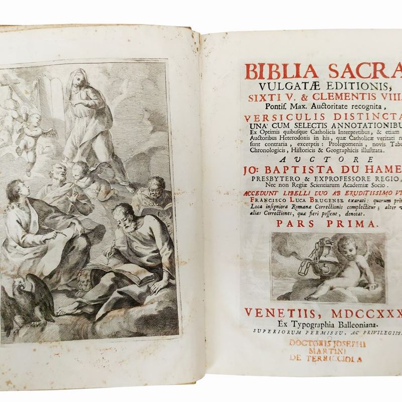 Jean-baptiste Du Hamel - Biblia Sacra Vulgatae Editionis...
